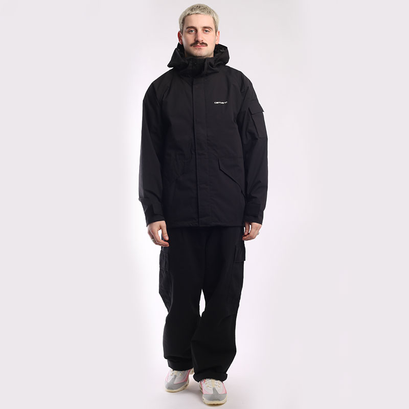 мужская куртка Carhartt WIP Prospector Jacket  (I031356-black/white)  - цена, описание, фото 10